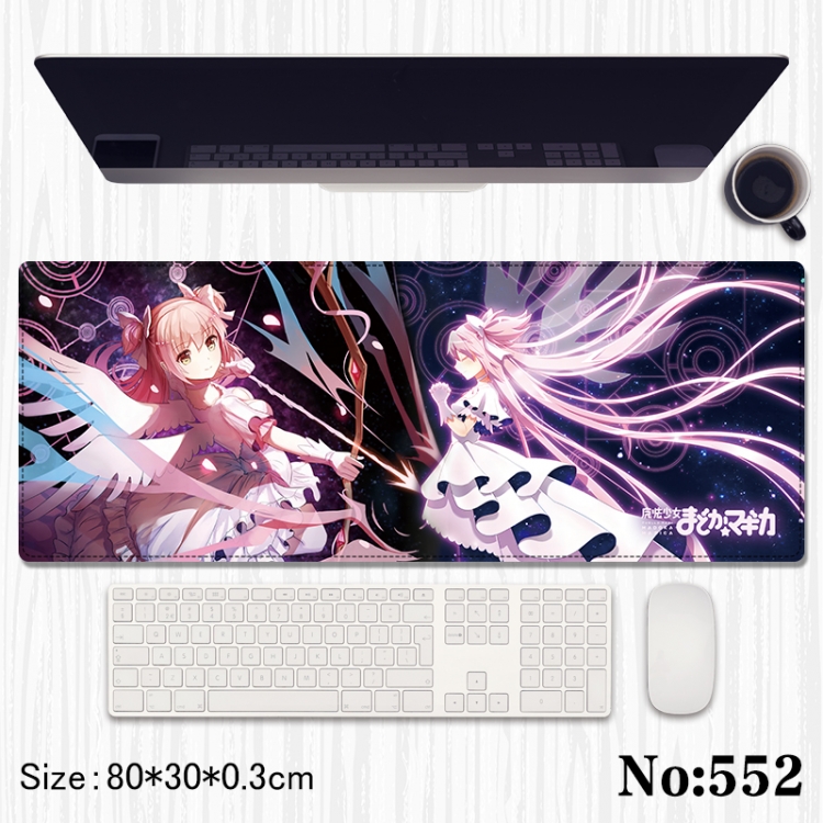 Magic Maiden Anime peripheral computer mouse pad office desk pad multifunctional pad 80X30X0.3cm