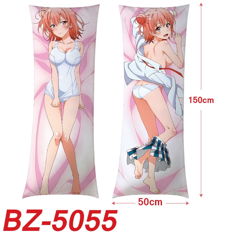 My youth romance story really has a problem Anime sexy equal body double-sided printed pillow 150x50cm  NO FILLING