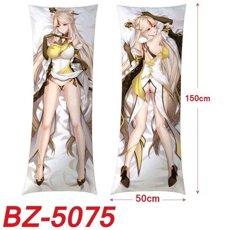 Genshin Impact Anime sexy equal body double-sided printed pillow 150x50cm NO FILLING