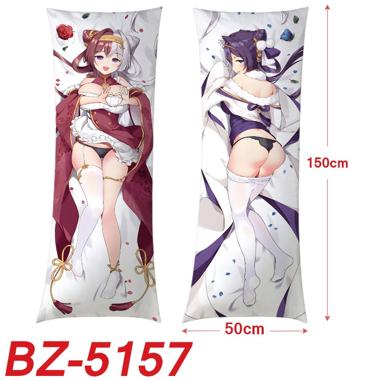 Azur Lane Anime sexy equal body double-sided printed pillow 150x50cm NO FILLING