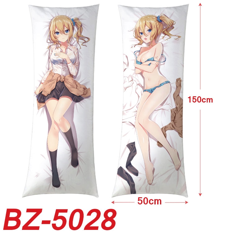 Kaguya-sama: Love Is War Anime sexy equal body double-sided printed pillow 150x50cm NO FILLING