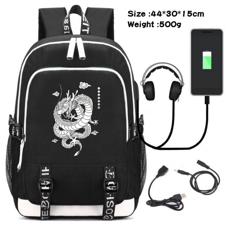 DRAGON BALL Game Canvas Backpack Waterproof School Bag 44X30X15CM 500G