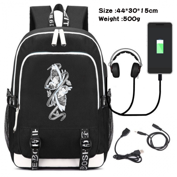 Heaven Official's Blessing Game Canvas Backpack Waterproof School Bag 44X30X15CM 500G