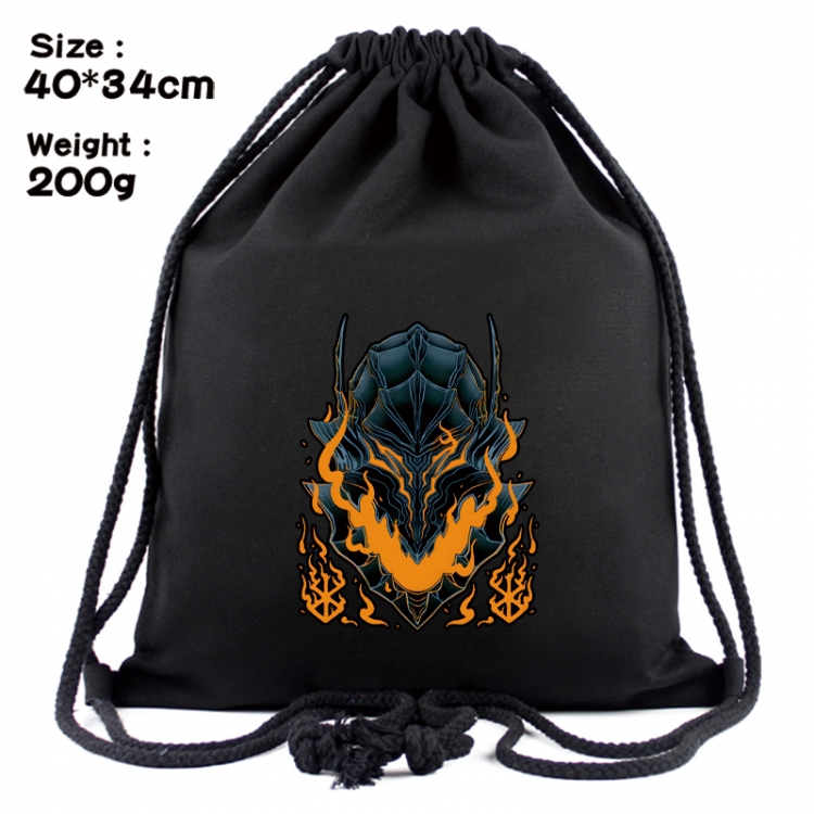 Berserk Anime Coloring Book Drawstring Backpack 40X34cm 200g