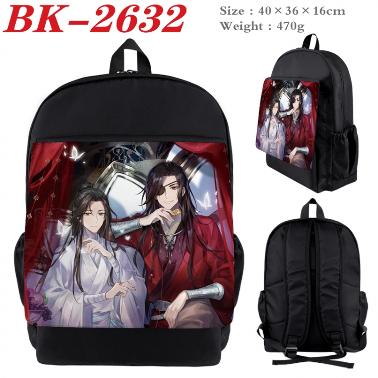 Heaven Official's Blessing Waterproof nylon canvas flip color picture backpack 40X36X16CM  BK-2632