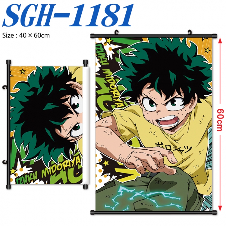 My Hero Academia Anime digital printed pole style hanging picture Wall Scroll 40x60cm SGH-1181