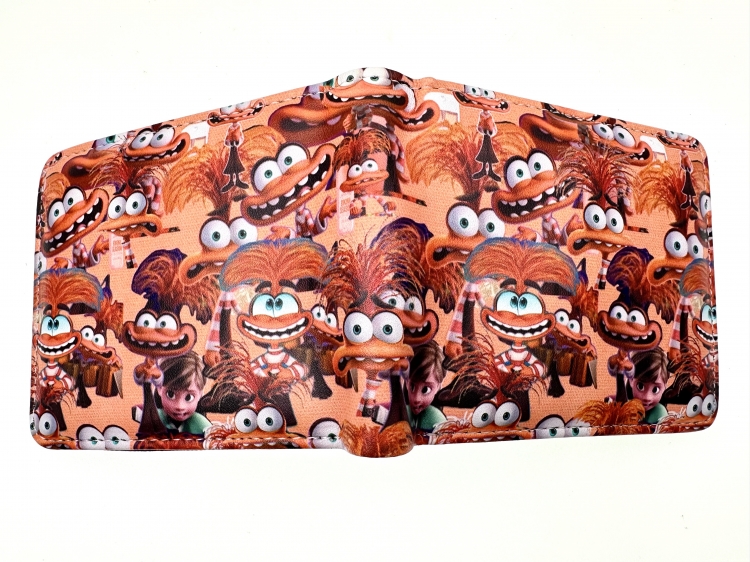 Inside Out Anime two fold  Short wallet 11X9.5CM 60G   B-1747