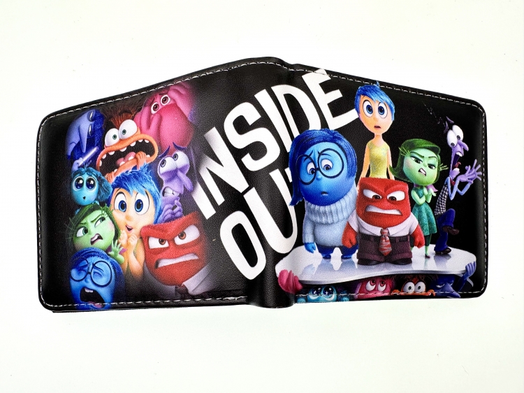 Inside Out Anime two fold  Short wallet 11X9.5CM 60G  B-1742