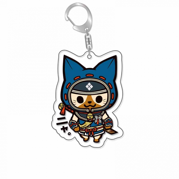 Monster Hunter Anime Acrylic Keychain Charm price for 5 pcs 17008