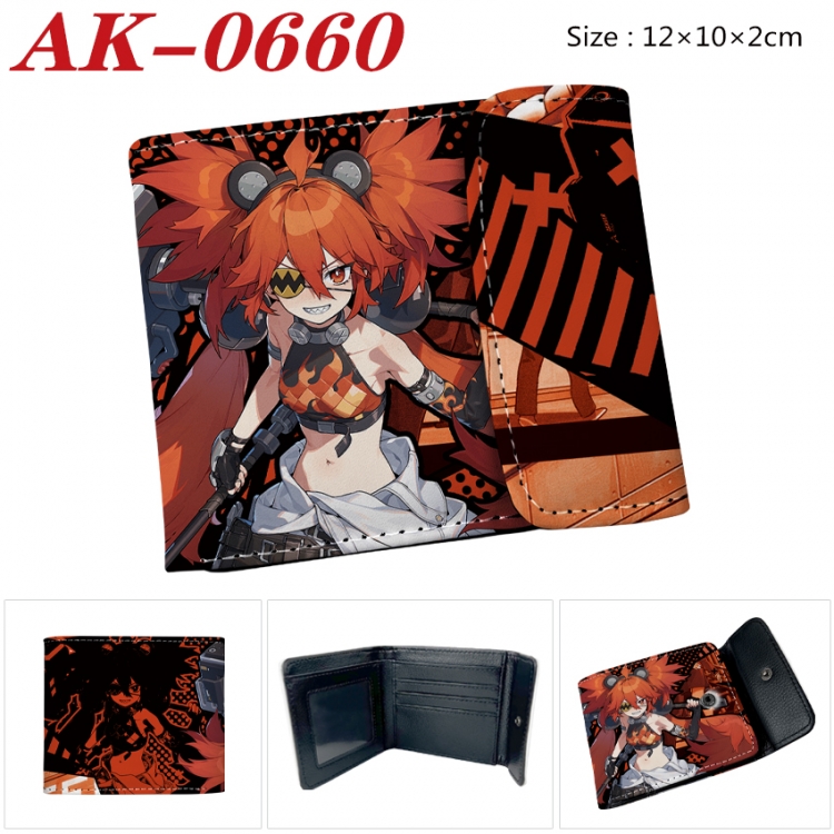 Zenless Zone Zero Anime PU leather full color buckle 20% off wallet 12X10X2CM