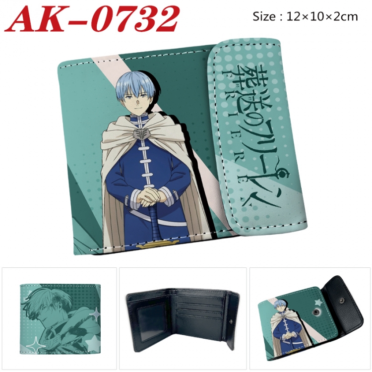 Frieren: Beyond Journey's End Anime PU leather full color buckle 20% off wallet 12X10X2CM AK-0732
