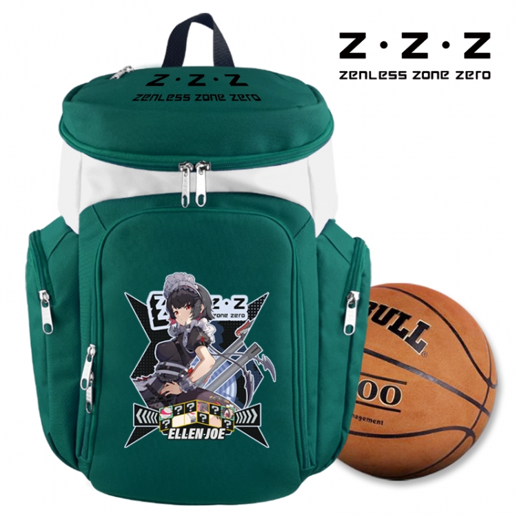 Zenless Zone Zero Anime basketball backpack backpack backpack 45X35X21cm
