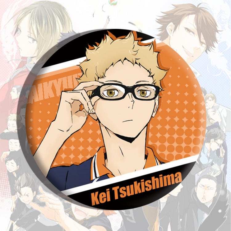 Haikyuu!! Anime tinplate brooch badge price for 5 pcs