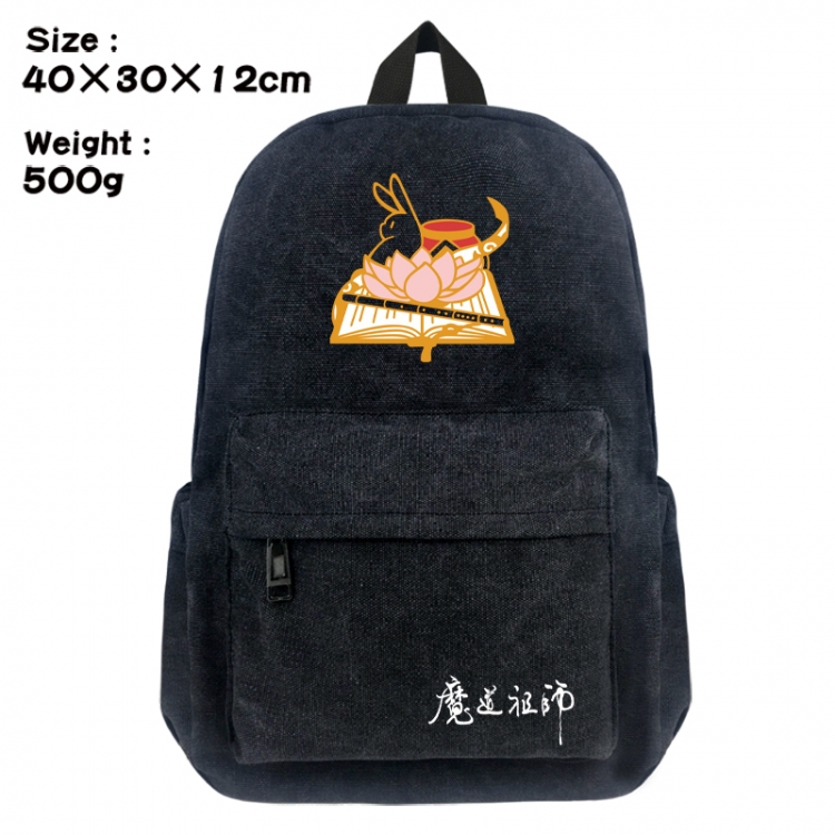 The wizard of the de Canvas top and bottom backpack 40X30X12CM