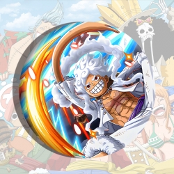 One Piece Anime tinplate brooc...