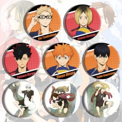 Haikyuu!! Anime tinplate brooc...
