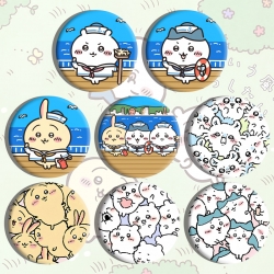 Chiikawa Anime tinplate brooch...