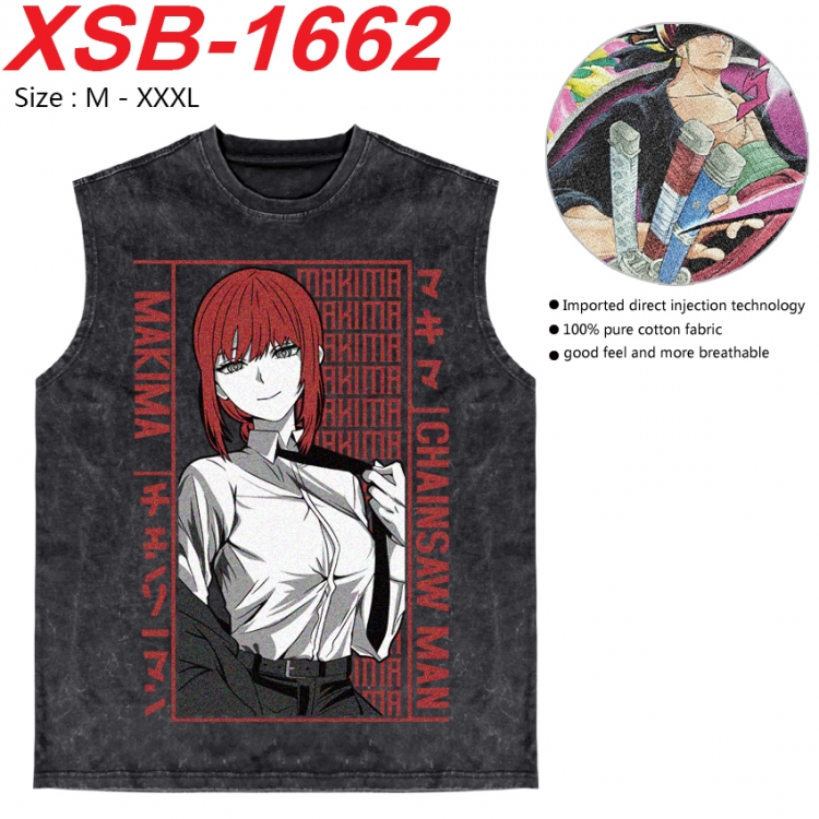 Tokyo Ghoul Anime pure cotton wash vest T-shirt 250g M-3XL 