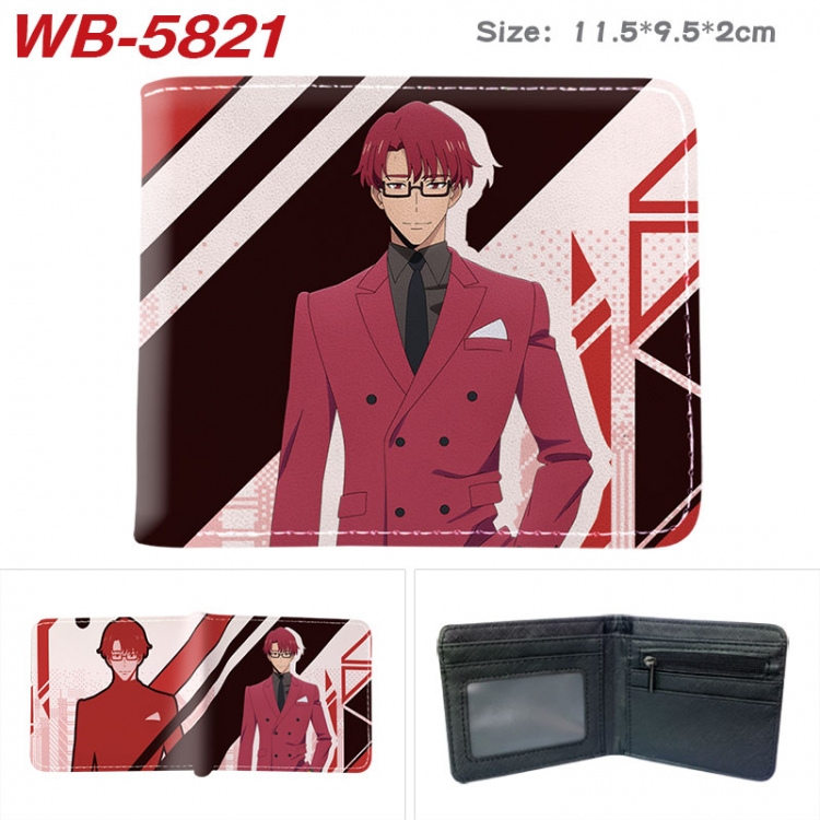 Solo Leveling:Arise Animation color PU leather half fold wallet 11.5X9X2CM WB-5821A