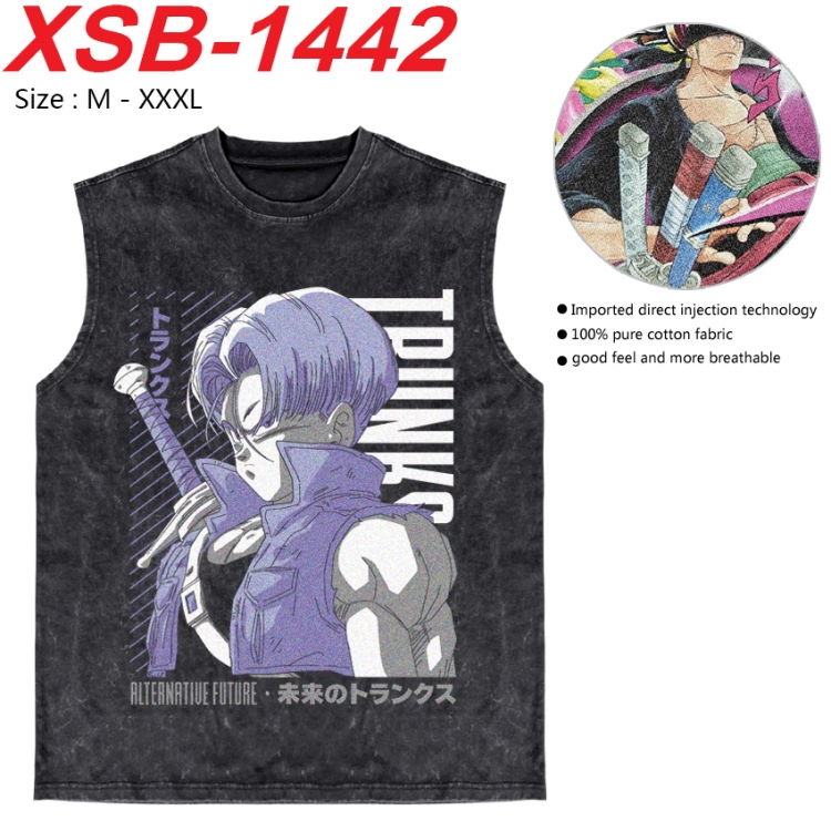 DRAGON BALL Anime pure cotton wash vest T-shirt 250g M-3XL 