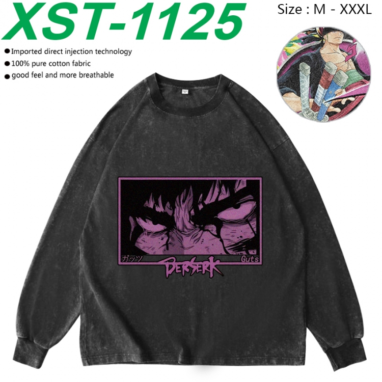 Berserk  Anime washing water pure cotton long sleeved sweatshirt from M to 3XL XST-1125