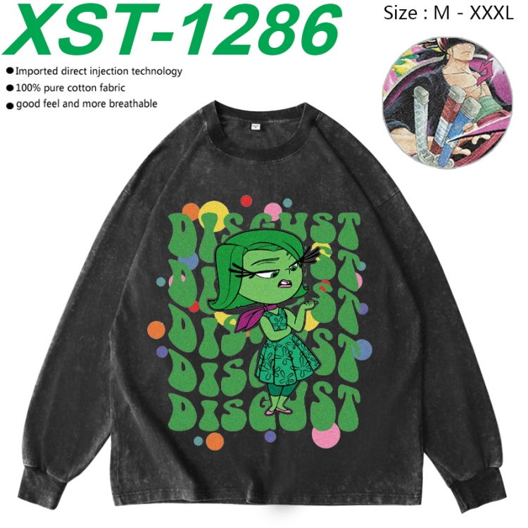 Inside Out Anime washing water pure cotton long sleeved sweatshirt from M to 3XL XST-1286