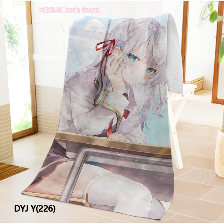 Alya Sometimes Hides Her Feelings in Russian Anime surrounding towel large bath towel 70X140cm DYJ226
