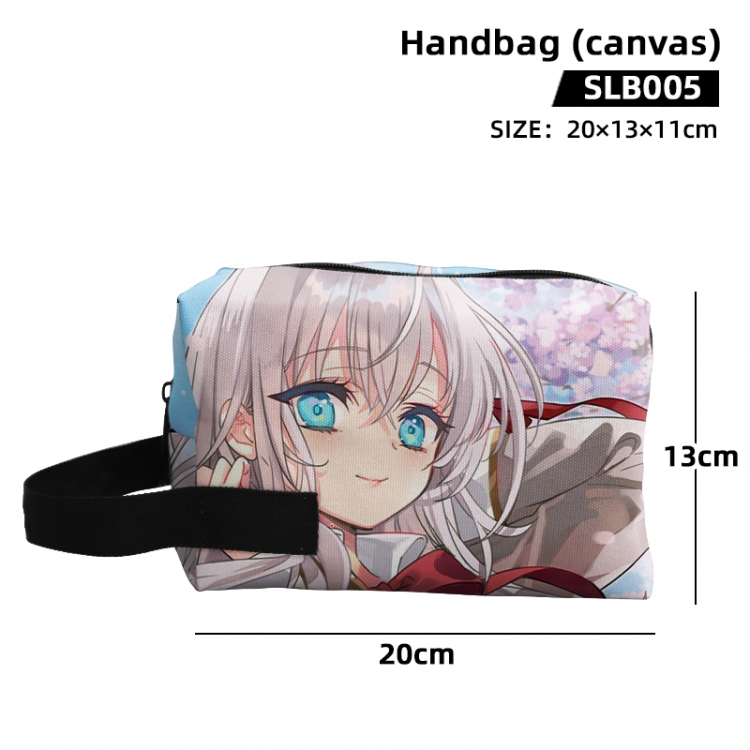 Alya Sometimes Hides Her Feelings in Russian Anime canvas hand-held makeup bag 20x13x11cm