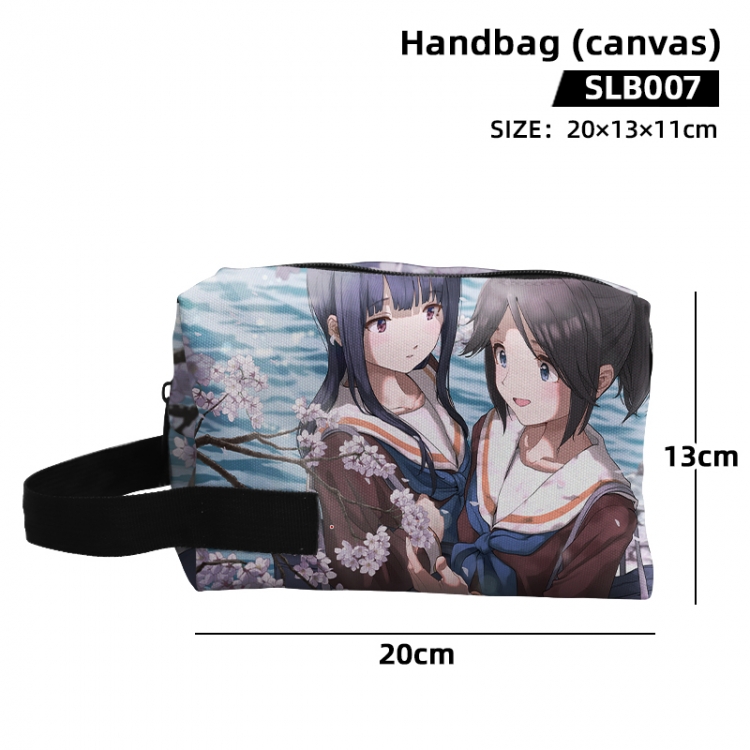 Sound! Euphonium Anime canvas hand-held makeup bag 20x13x11cm