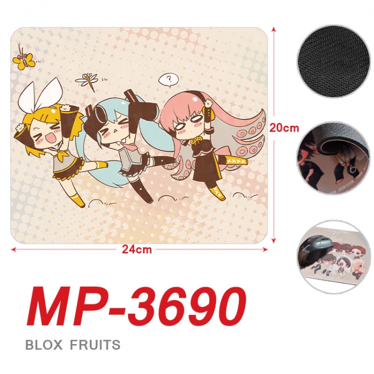 Hatsune Miku Anime Full Color Printing Mouse Pad Unlocked 20X24cm price for 5 pcs