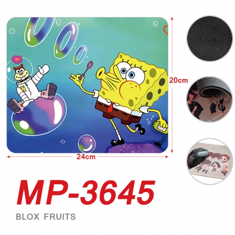 SpongeBob Anime Full Color Printing Mouse Pad Unlocked 20X24cm price for 5 pcs mp-3645