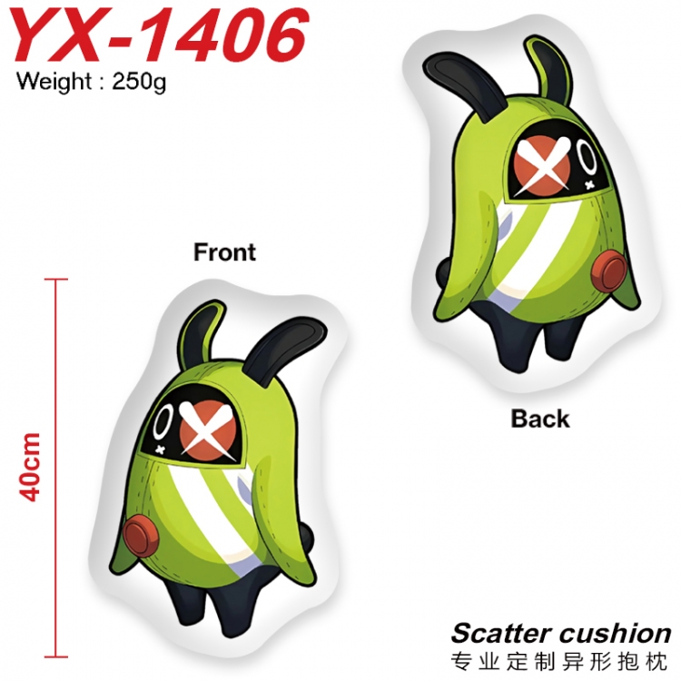 Zenless Zone Zero Anime Alien Double sided Printed Pillow 40cm YX-1406