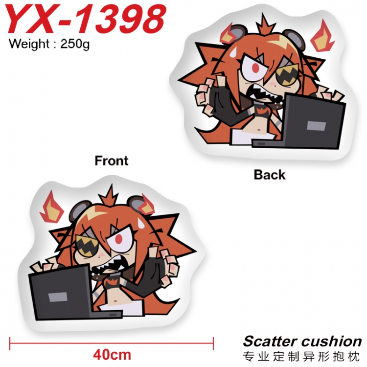 Zenless Zone Zero Anime Alien Double sided Printed Pillow 40cm  YX-1398