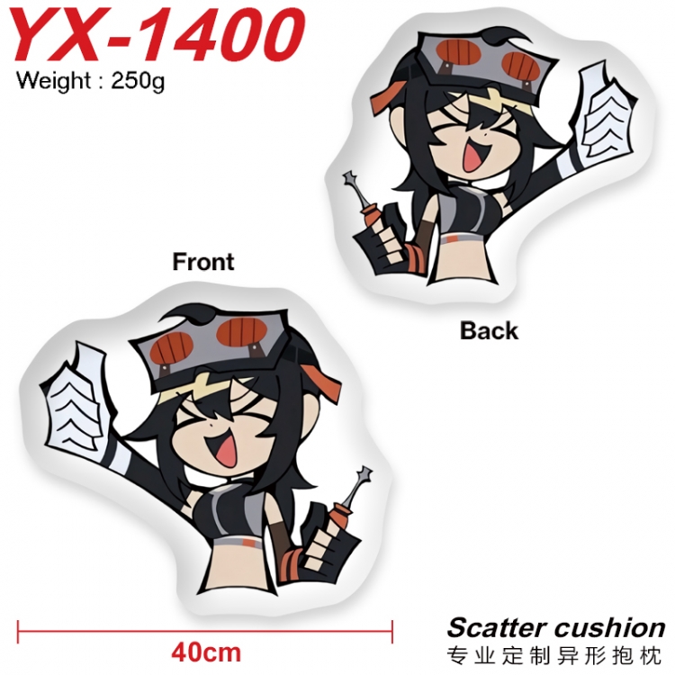 Zenless Zone Zero Anime Alien Double sided Printed Pillow 40cm  YX-1400
