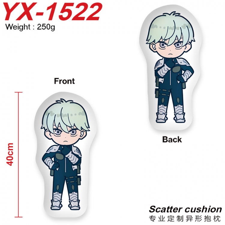 KAIJU NUMBER EIGHT Anime Alien Double sided Printed Pillow 40cm