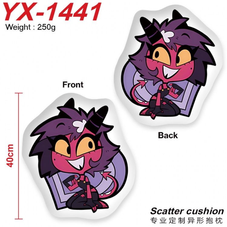 Hazbin Hotel Anime Alien Double sided Printed Pillow 40cm