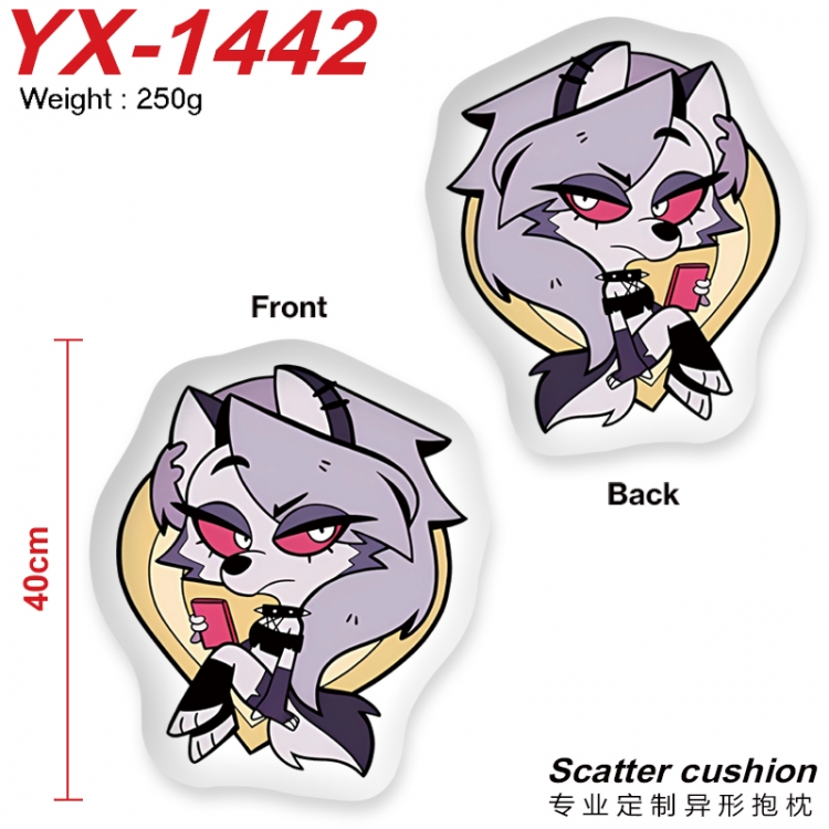 Hazbin Hotel Anime Alien Double sided Printed Pillow 40cm