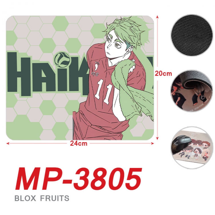Haikyuu!! Anime Full Color Printing Mouse Pad Unlocked 20X24cm price for 5 pcs  mp-3805
