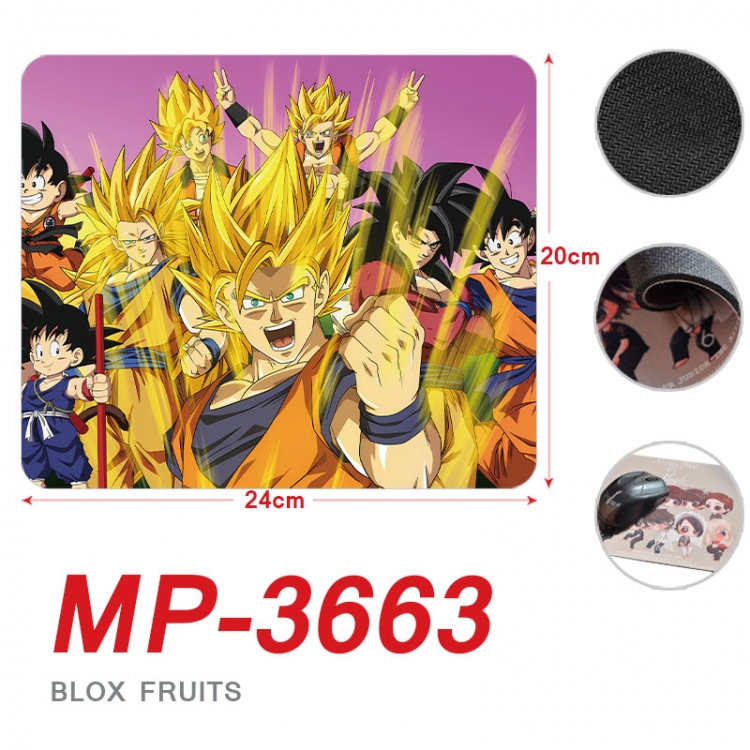 DRAGON BALL Anime Full Color Printing Mouse Pad Unlocked 20X24cm price for 5 pcs