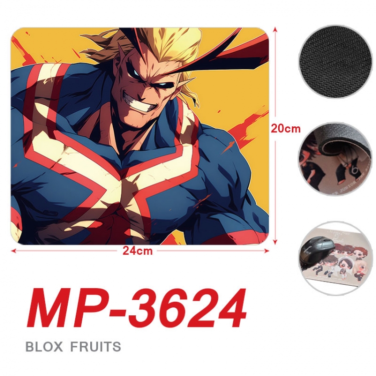 My Hero Academia Anime Full Color Printing Mouse Pad Unlocked 20X24cm price for 5 pcs