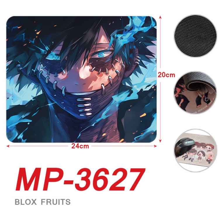 My Hero Academia Anime Full Color Printing Mouse Pad Unlocked 20X24cm price for 5 pcs