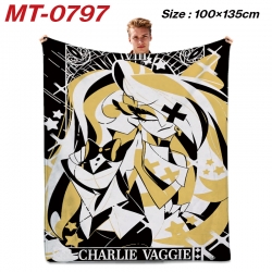 Hazbin Hotel Anime flannel bla...