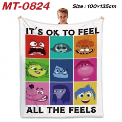 Inside Out Anime flannel blank...