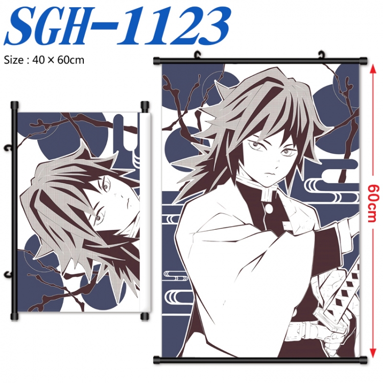 Demon Slayer Kimets Anime digital printed pole style hanging picture Wall Scroll 40x60cm SGH-1123
