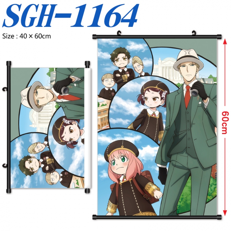 SPY×FAMILY  Anime digital printed pole style hanging picture Wall Scroll 40x60cm SGH-1164