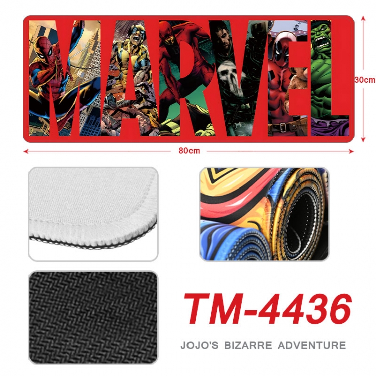 Marvel Anime peripheral new lock edge mouse pad 80X30cm tm-4436