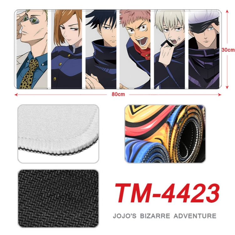 Jujutsu Kaisen Anime peripheral new lock edge mouse pad 80X30cm   tm-4423