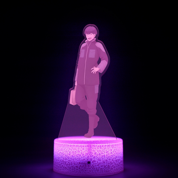 KAIJU NUMBER EIGHT Acrylic Night Light 16 Color-changing USB Interface Box Set 19X7X4CM white base