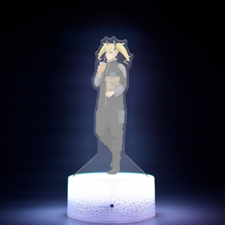 KAIJU NUMBER EIGHT Acrylic Night Light 16 Color-changing USB Interface Box Set 19X7X4CM white base