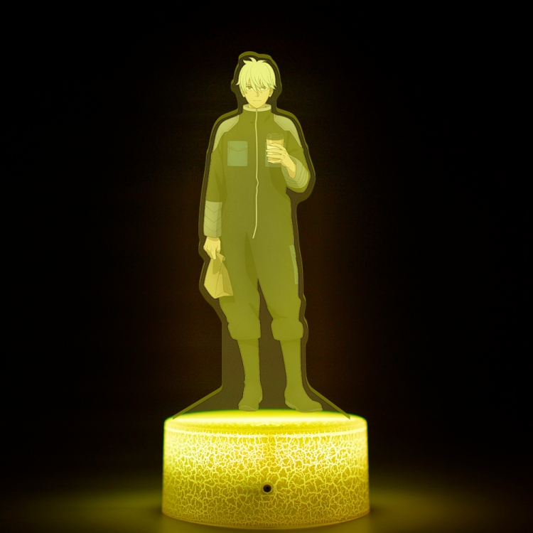 KAIJU NUMBER EIGHT Acrylic Night Light 16 Color-changing USB Interface Box Set 19X7X4CM white base